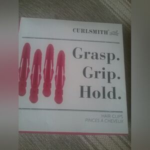 Curlsmith Pink Hair Clips – Pack of 4
